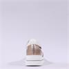Marco Moreo Pompei Front Zip Platform - Cream Gold Combi